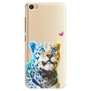 Plastové puzdro iSaprio - Leopard With Butterfly - Xiaomi Mi5