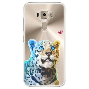 Plastové puzdro iSaprio - Leopard With Butterfly - Asus ZenFone 3 ZE520KL