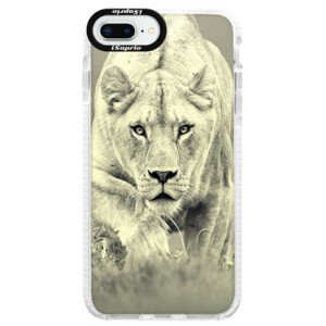 Silikónové púzdro Bumper iSaprio - Lioness 01 - iPhone 8 Plus