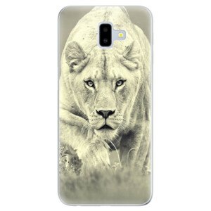 Odolné silikónové puzdro iSaprio - Lioness 01 - Samsung Galaxy J6+