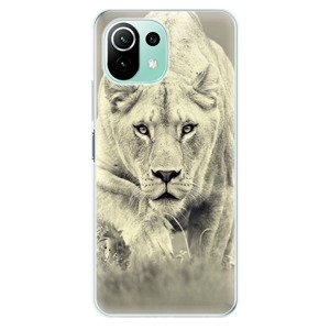 Odolné silikónové puzdro iSaprio - Lioness 01 - Xiaomi Mi 11 Lite