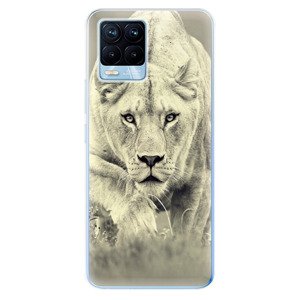 Odolné silikónové puzdro iSaprio - Lioness 01 - Realme 8 / 8 Pro