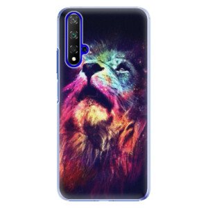 Plastové puzdro iSaprio - Lion in Colors - Huawei Honor 20