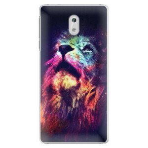 Plastové puzdro iSaprio - Lion in Colors - Nokia 3
