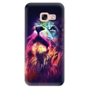 Odolné silikónové puzdro iSaprio - Lion in Colors - Samsung Galaxy A3 2017