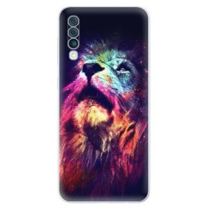 Odolné silikónové puzdro iSaprio - Lion in Colors - Samsung Galaxy A50