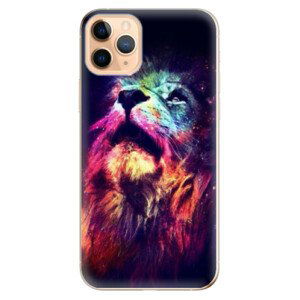 Odolné silikónové puzdro iSaprio - Lion in Colors - iPhone 11 Pro Max
