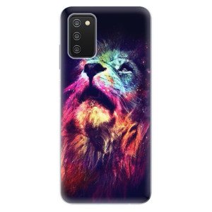 Odolné silikónové puzdro iSaprio - Lion in Colors - Samsung Galaxy A03s