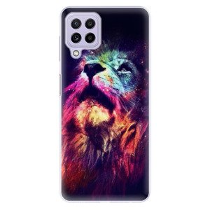 Odolné silikónové puzdro iSaprio - Lion in Colors - Samsung Galaxy A22