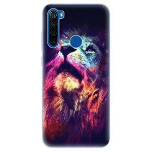 Odolné silikónové puzdro iSaprio - Lion in Colors - Xiaomi Redmi Note 8T