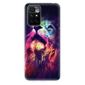 Odolné silikónové puzdro iSaprio - Lion in Colors - Xiaomi Redmi 10