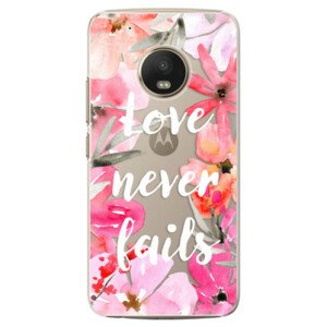 Plastové puzdro iSaprio - Love Never Fails - Lenovo Moto G5 Plus