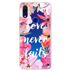 Odolné silikonové pouzdro iSaprio - Love Never Fails - Xiaomi Redmi 7