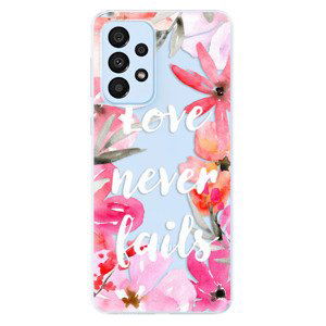 Odolné silikónové puzdro iSaprio - Love Never Fails - Samsung Galaxy A33 5G