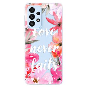 Odolné silikónové puzdro iSaprio - Love Never Fails - Samsung Galaxy A33 5G