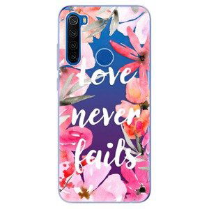 Odolné silikónové puzdro iSaprio - Love Never Fails - Xiaomi Redmi Note 8T