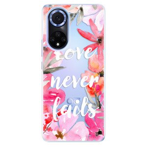 Odolné silikónové puzdro iSaprio - Love Never Fails - Huawei Nova 9