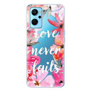 Odolné silikónové puzdro iSaprio - Love Never Fails - Realme 9i