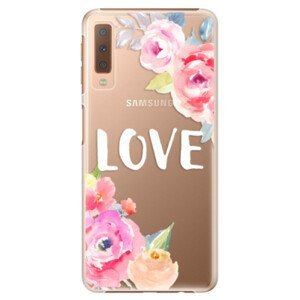 Plastové puzdro iSaprio - Love - Samsung Galaxy A7 (2018)