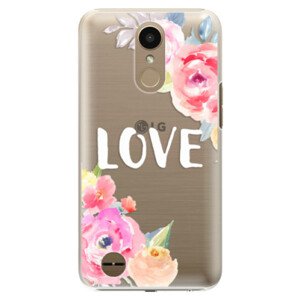 Plastové puzdro iSaprio - Love - LG K10 2017