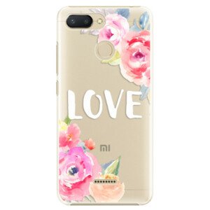 Plastové puzdro iSaprio - Love - Xiaomi Redmi 6