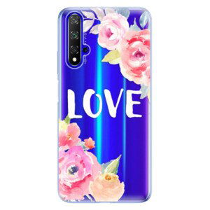 Odolné silikónové puzdro iSaprio - Love - Huawei Honor 20