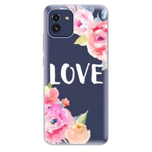 Odolné silikónové puzdro iSaprio - Love - Samsung Galaxy A03