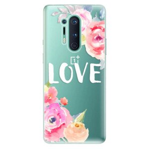 Odolné silikónové puzdro iSaprio - Love - OnePlus 8 Pro