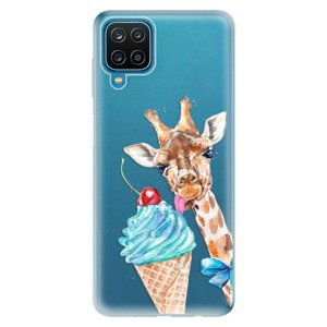 Odolné silikónové puzdro iSaprio - Love Ice-Cream - Samsung Galaxy A12