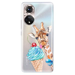 Odolné silikónové puzdro iSaprio - Love Ice-Cream - Honor 50