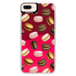 Neónové púzdro Pink iSaprio - Macaron Pattern - iPhone 8 Plus