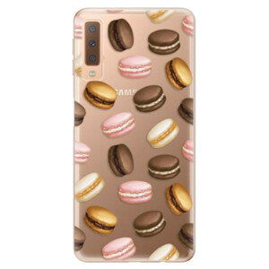 Odolné silikónové puzdro iSaprio - Macaron Pattern - Samsung Galaxy A7 (2018)