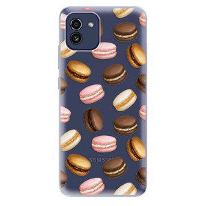 Odolné silikónové puzdro iSaprio - Macaron Pattern - Samsung Galaxy A03