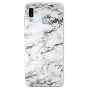 Plastové puzdro iSaprio - White Marble 01 - Samsung Galaxy A20