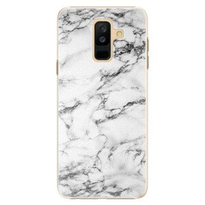 Plastové puzdro iSaprio - White Marble 01 - Samsung Galaxy A6+