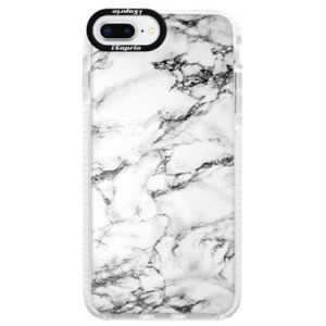 Silikónové púzdro Bumper iSaprio - White Marble 01 - iPhone 8 Plus
