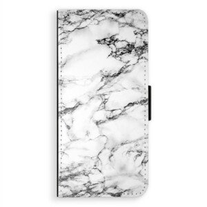 Flipové puzdro iSaprio - White Marble 01 - Samsung Galaxy A8 Plus