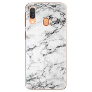 Plastové puzdro iSaprio - White Marble 01 - Samsung Galaxy A40