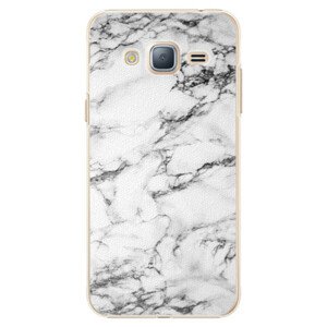 Plastové puzdro iSaprio - White Marble 01 - Samsung Galaxy J3 2016