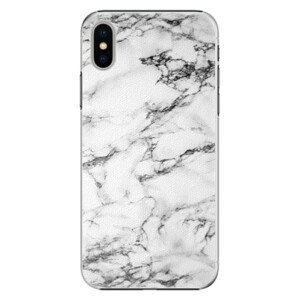 Plastové puzdro iSaprio - White Marble 01 - iPhone X