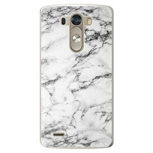 Plastové puzdro iSaprio - White Marble 01 - LG G3 (D855)