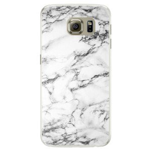 Silikónové puzdro iSaprio - White Marble 01 - Samsung Galaxy S6