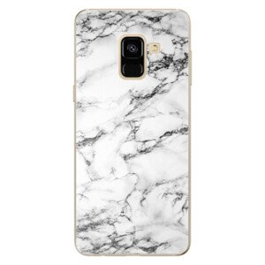 Odolné silikónové puzdro iSaprio - White Marble 01 - Samsung Galaxy A8 2018