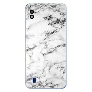 Odolné silikónové puzdro iSaprio - White Marble 01 - Samsung Galaxy A10