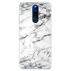 Odolné silikónové puzdro iSaprio - White Marble 01 - Xiaomi Redmi 8