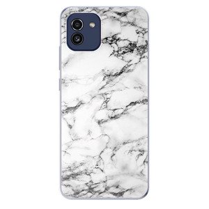 Odolné silikónové puzdro iSaprio - White Marble 01 - Samsung Galaxy A03