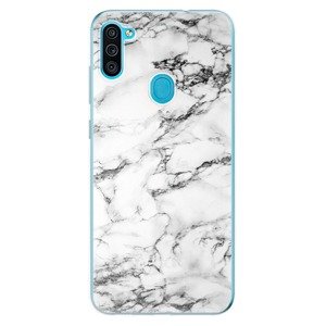 Odolné silikónové puzdro iSaprio - White Marble 01 - Samsung Galaxy M11