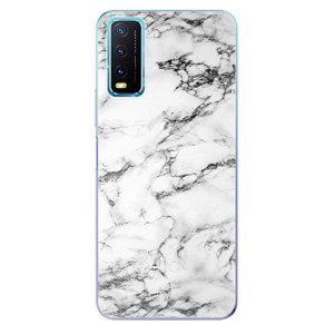 Odolné silikónové puzdro iSaprio - White Marble 01 - Vivo Y20s