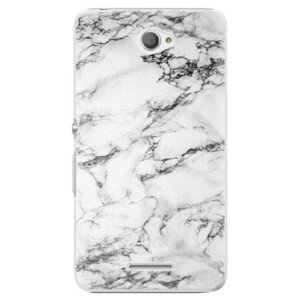 Plastové puzdro iSaprio - White Marble 01 - Sony Xperia E4