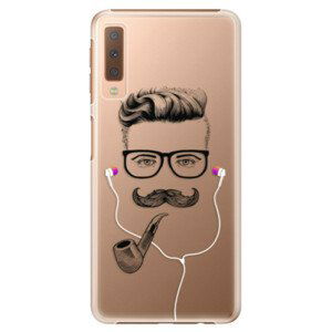 Plastové puzdro iSaprio - Man With Headphones 01 - Samsung Galaxy A7 (2018)